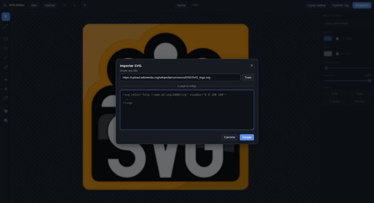 Edición fina, importar por URL y guía integrada